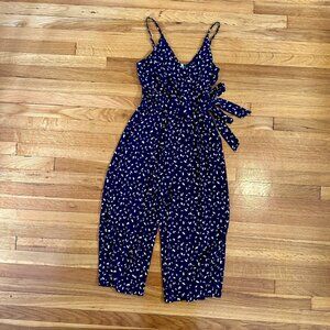 Kaileigh Tank Top Wrap Cropped Jumpsuit